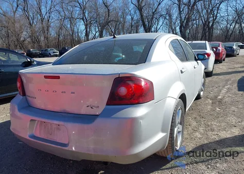 2011 Dodge Avenger Lux из США, поврежденный, VIN 1B3BD2FB1BN587284